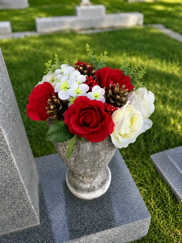 Holiday Arrangement graveside arrangement