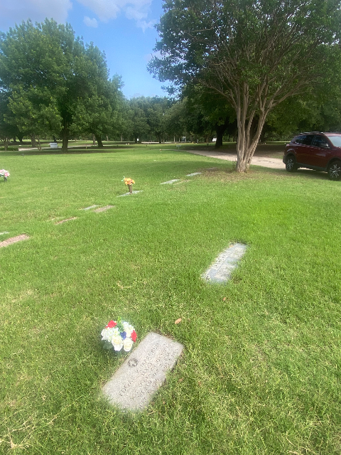 Patriotic graveside arrangement Memorial Day delivery
