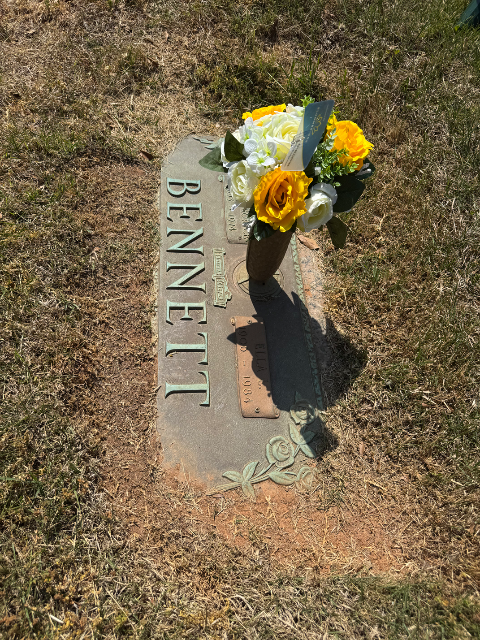 Fall Arrangement arrangement at a grave