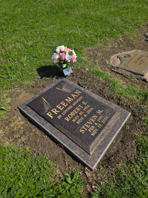 Easter Arrangement arrangement at a grave