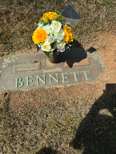 Fall Arrangement arrangement at a grave