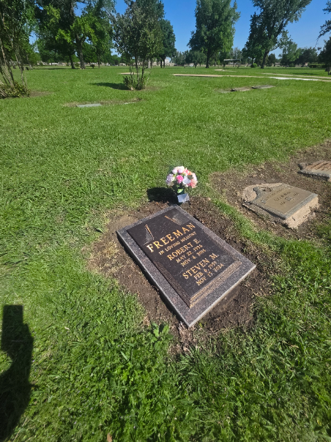 Easter Arrangement arrangement at a grave