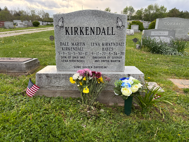 Fall Arrangement arrangement at a grave