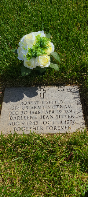 Pastel Multicolor arrangement at a grave
