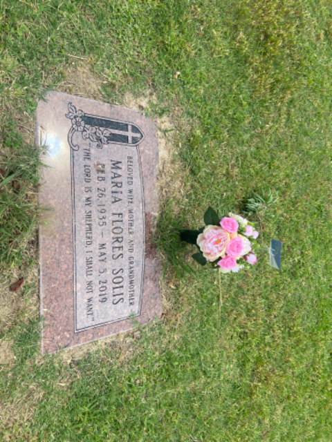 Flower delivery for Maria Solis