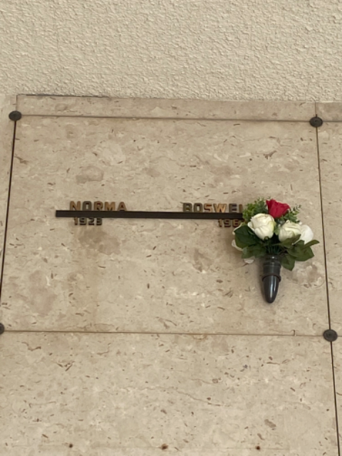 Flower delivery for Norma Frances Boswell