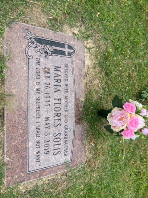 Flower delivery for Maria Solis