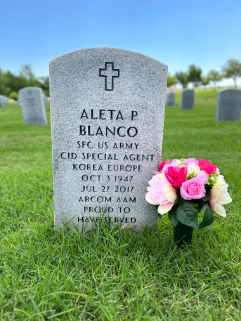 Flower delivery for Aleta Pearl Blanco