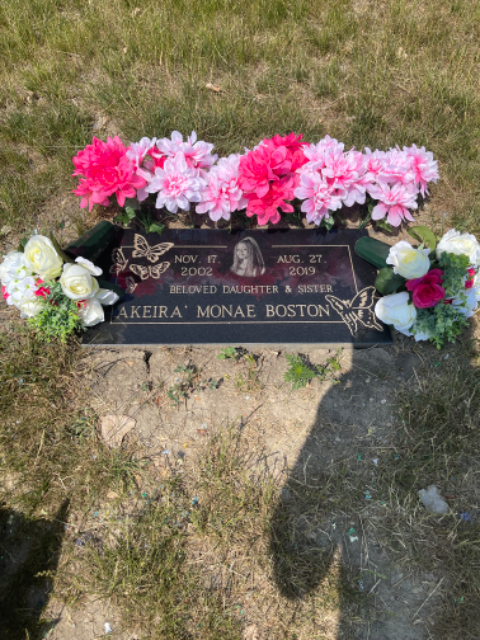 Flower delivery for Akeira Monae Boston
