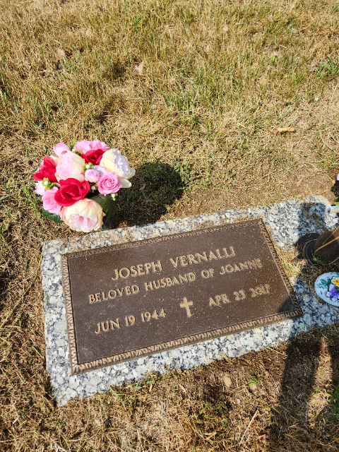 Flower delivery for Joseph Vernalli