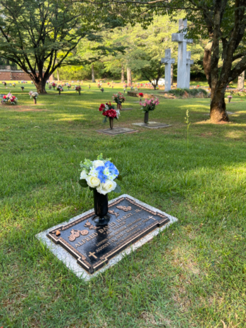 Flower delivery for Alfred David Hardy Jr