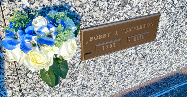 Flower delivery for Bobby Templeton