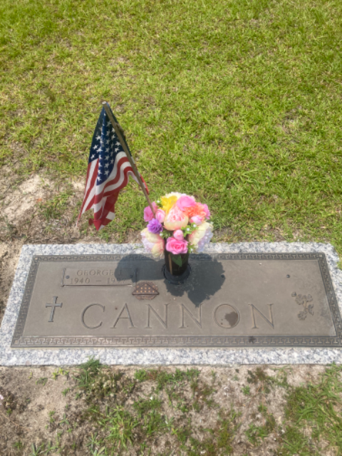 Flower delivery for George J. Cannon
