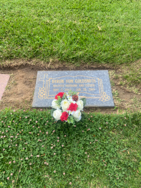 Flower delivery for Byron Von Goldsmith