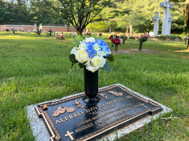 Flower delivery for Alfred David Hardy Jr