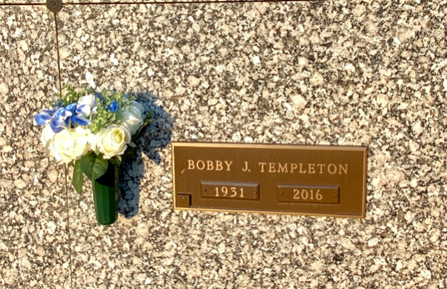 Flower delivery for Bobby Templeton
