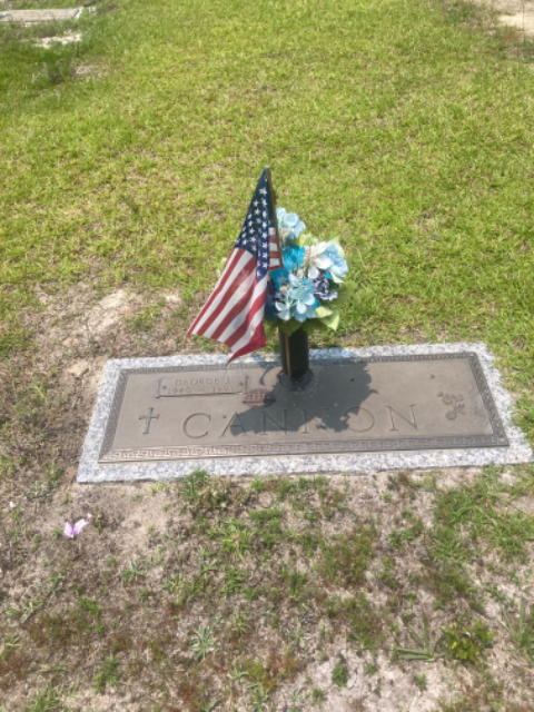 Flower delivery for George J. Cannon