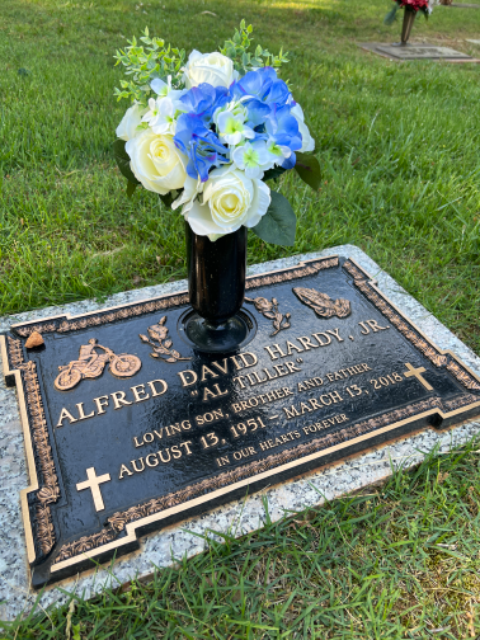 Flower delivery for Alfred David Hardy Jr