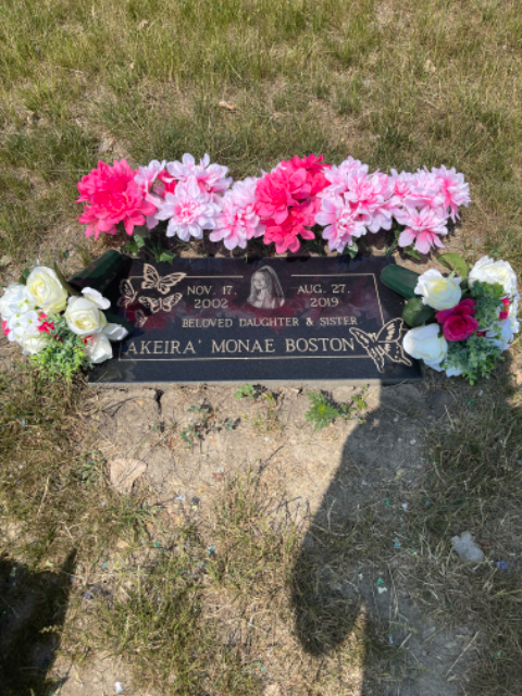 Flower delivery for Akeira Monae Boston