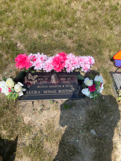 Flower delivery for Akeira Monae Boston