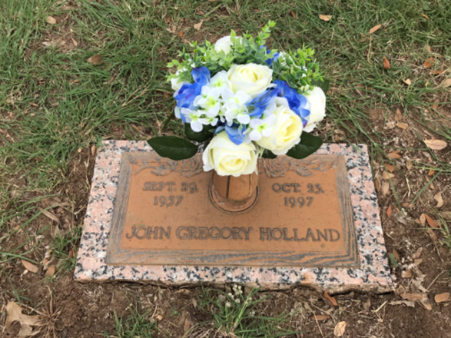 Flower delivery for John Gregory Holland
