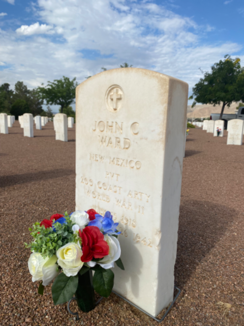 Flower delivery for John Carroll Ward