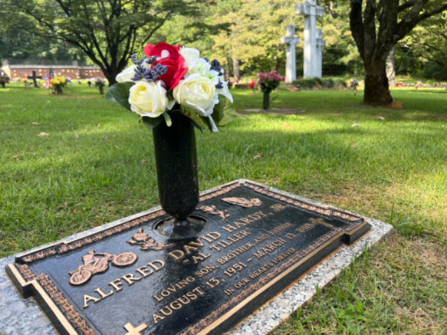 Flower delivery for Alfred David Hardy Jr