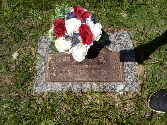 Flower delivery for John Henry Benton