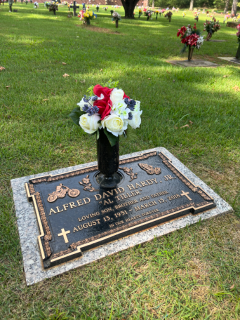 Flower delivery for Alfred David Hardy Jr