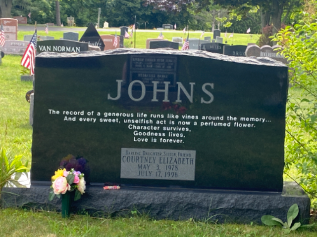 Flower delivery for Courtney Elizabeth Johns