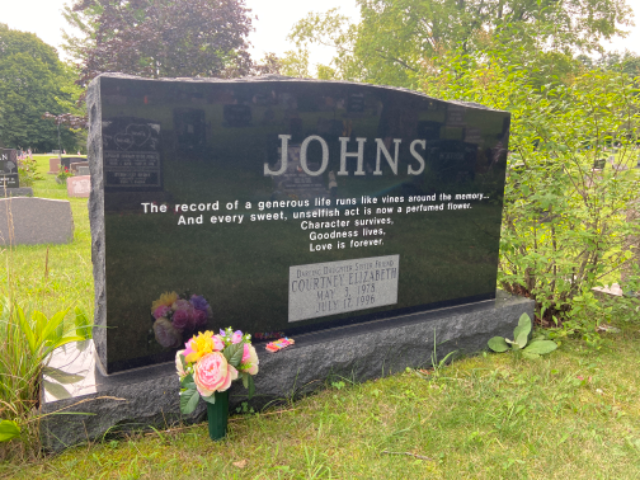 Flower delivery for Courtney Elizabeth Johns