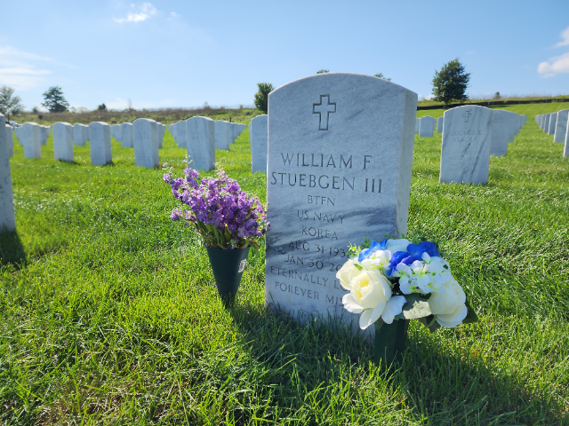 Flower delivery for William F. Stuebgen