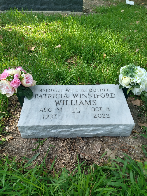 Flower delivery for Patricia Ann Williams