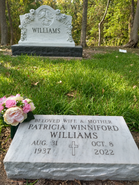 Flower delivery for Patricia Ann Williams