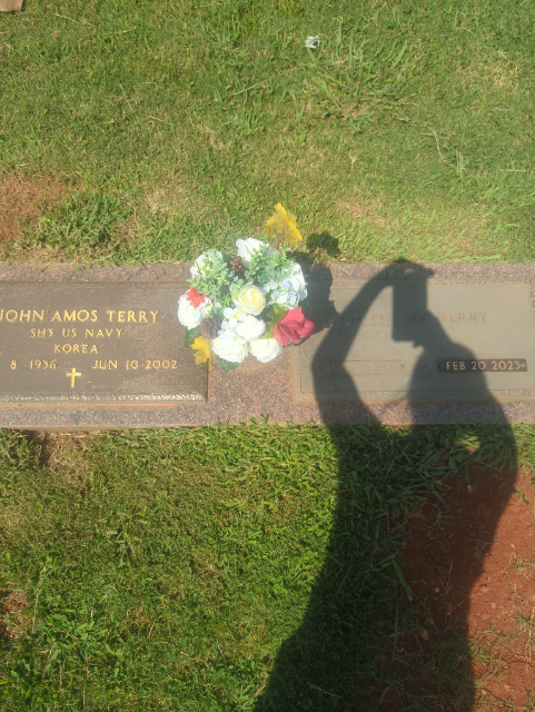 Flower delivery for John and Bobbie Amos/Jo Terry