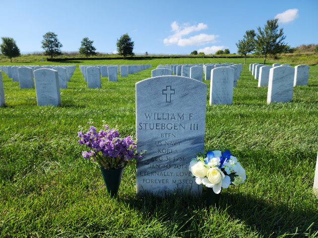 Flower delivery for William F. Stuebgen