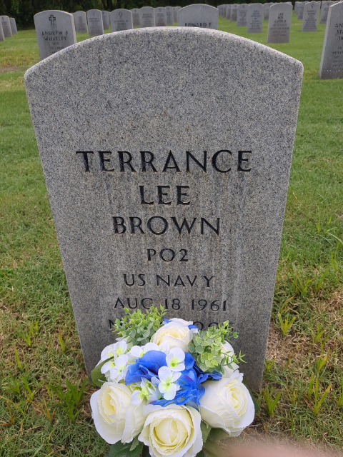 Flower delivery for Terrance Lee Brown