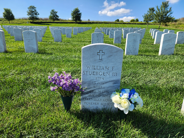 Flower delivery for William F. Stuebgen