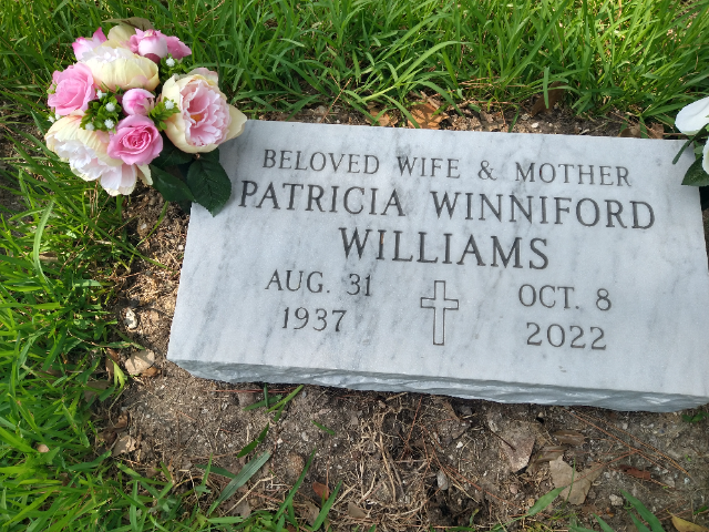 Flower delivery for Patricia Ann Williams