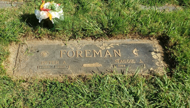 Flower delivery for Peter Alden Foreman