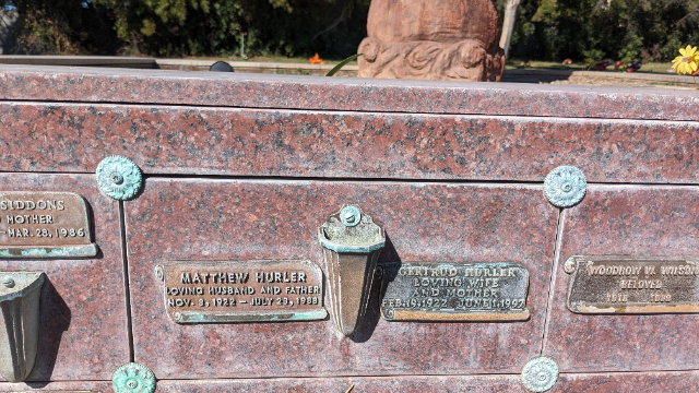 Flower delivery for Matthew Hurler