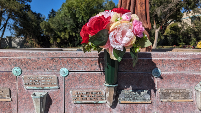 Flower delivery for Matthew Hurler