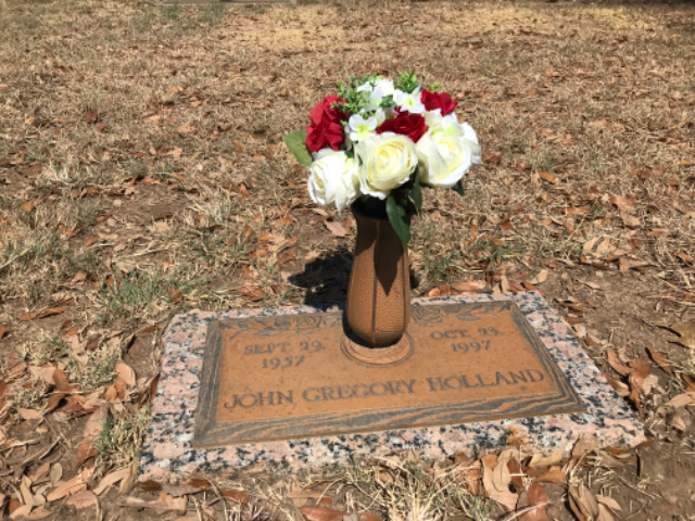 Flower delivery for John Gregory Holland