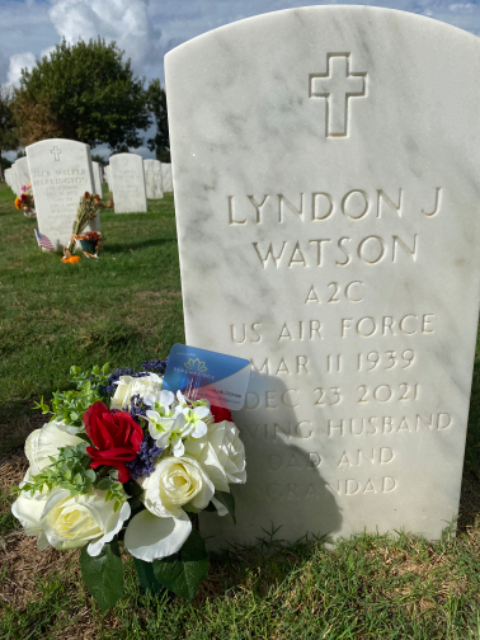 Flower delivery for Lyndon Jesse Watson