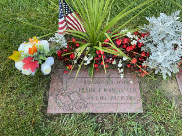 Flower delivery for Frank J Mancinelli
