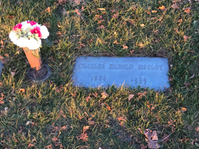Flower delivery for Charles Harold McCloy
