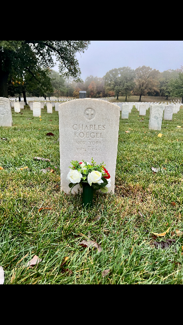 Flower delivery for Charles Koegel