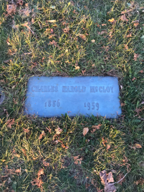 Flower delivery for Charles Harold McCloy