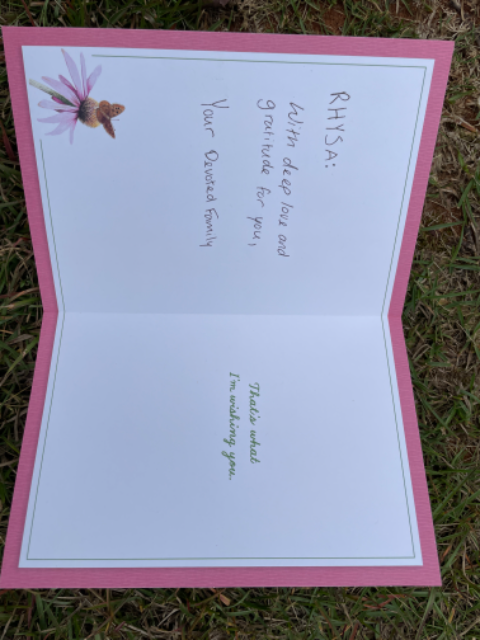 Flower delivery for Rhysa Dawn Overton