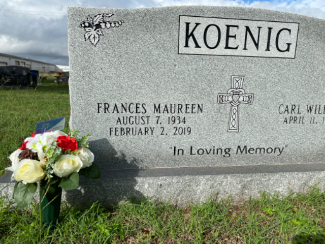 Flower delivery for Frances Maureen Koenig